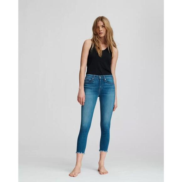 Rag & Bone Cate Cate Mid-Rise Ankle Skinny Jean sz 26 - Picture 1 of 7